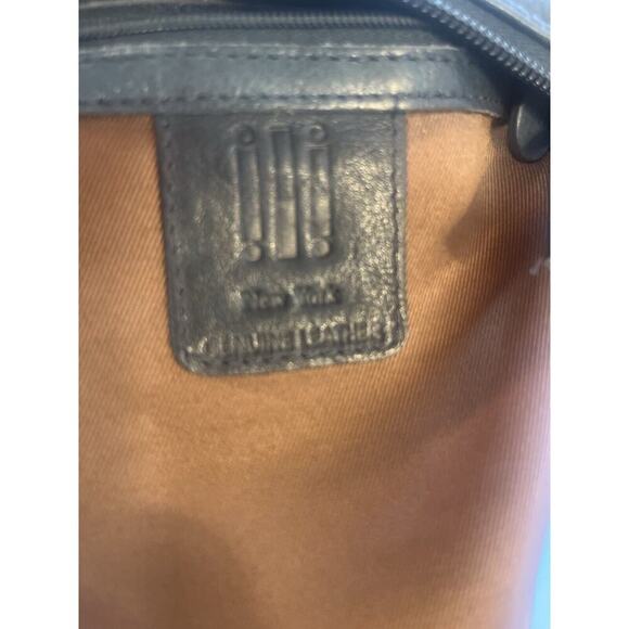 GENUINE ILI NEW YORK Leather Bag Purse Cross Body Dark Green Adj. Strap … - Picture 6 of 13